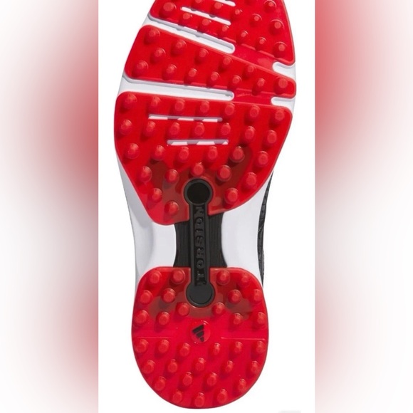 Adidas MC 80 Unisex Golf Shoes-Black/Red-Size (Men7/Women 8)NIB⛳️ - Picture 8 of 10